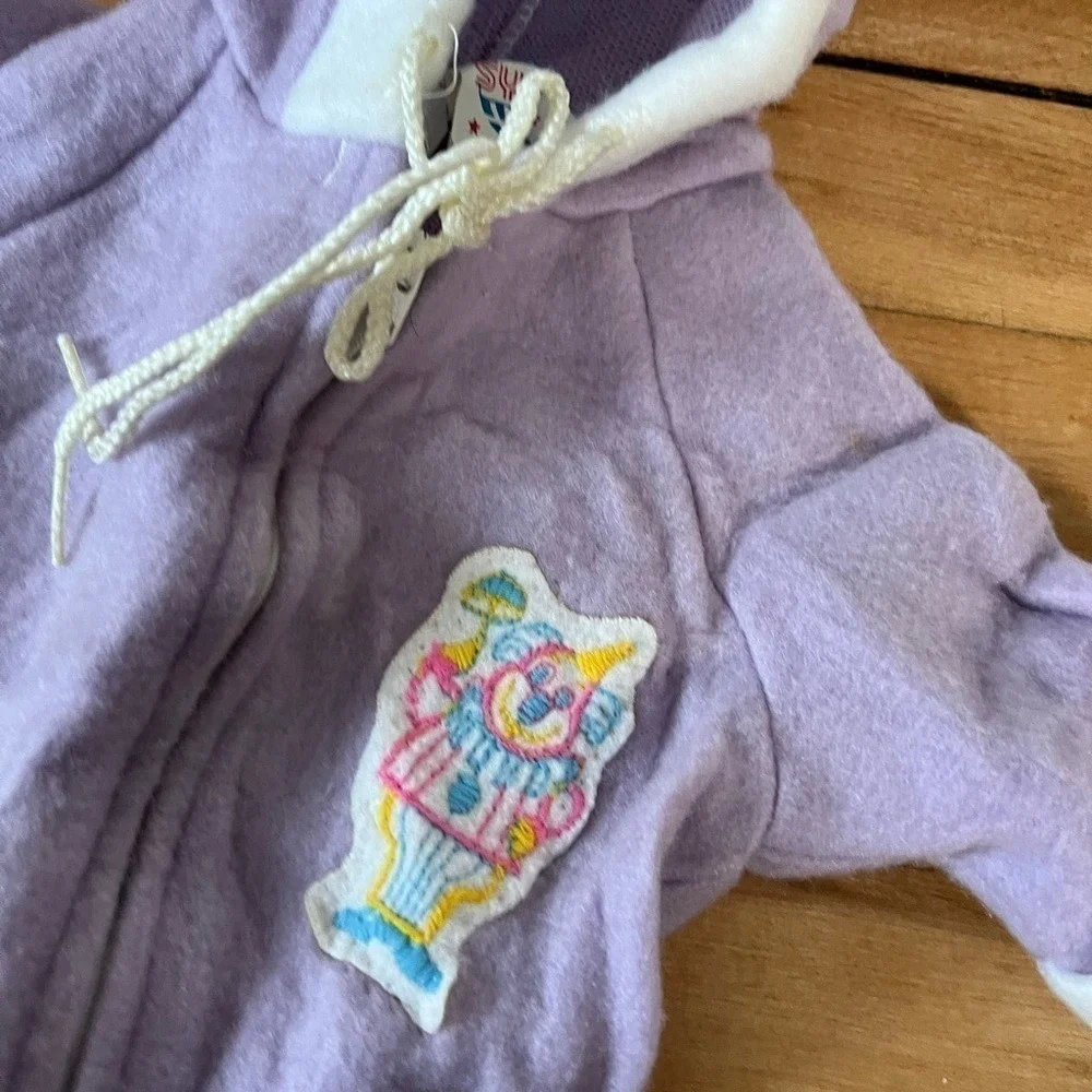 Sylva clown bunting purple hooded one piece‎